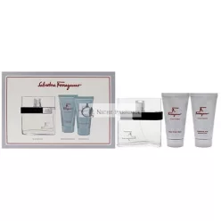   Salvatore Ferragamo F By Ferragamo Pour Homme - Eau De Toilette, 100 ml, 75 ml sprchový gél a 75 ml balzam po holení
