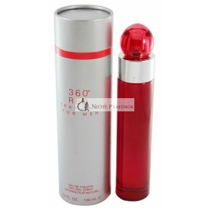 Perry Ellis 360 Red EDT Sprej pre Mužov, 100ml