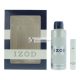 Izod Biela 2-dielna darčeková sada Eau de Toilette, 15ml, telový sprej, 200ml pre mužov