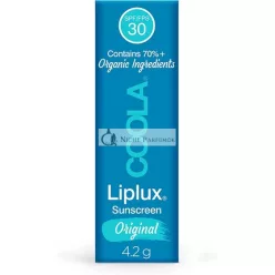   Coola SPF 30 Liplux Ochranný Balzam na Pery s Malinou a Jojobovým Olejom, 4.2ml