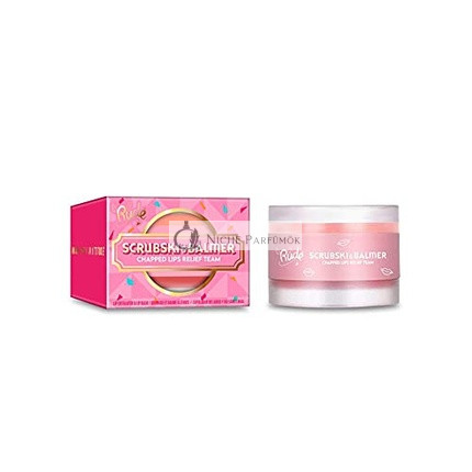 Rude Scrubski & Balmer Grapefruit Exfoliátor na pery a balzam na pery