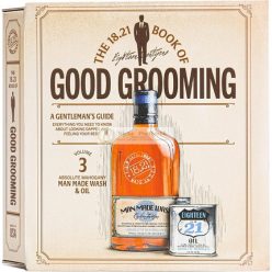   18.21 Man Made Kniha Dobrého Groomingu Volume 3 Set Absolút Mahagón pre Mužov