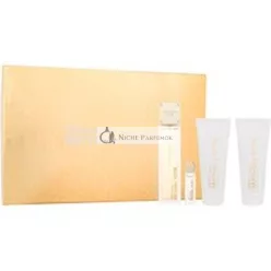   Michael Kors Sexy Amber Gift Set - 100 ml Eau De Parfum, 5 ml Miniatúrne Eau De Parfum, 100 ml Sprchový gél a 100 ml Telový krém