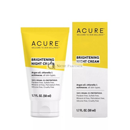 Acure Organics Nočný Krém s Arganovými Kmeňovými Bunkami, 50 ml