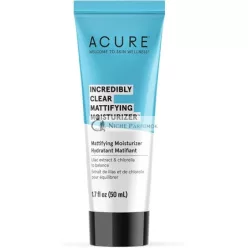   Acure Organics Ovládanie oleja tvárový zvlhčovač s lilakovými kmeňovými bunkami a 1% chlorellovým rastovým faktorom, 50 ml