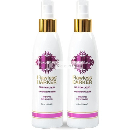 Fake Bake Flawless Darker Samoopaľovacie Tekutina s Profesionálnou Rukavicou 170ml