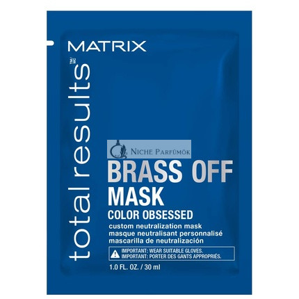 Matrix Total Results Brass Off Prispôsobená Neutralizačná Maska