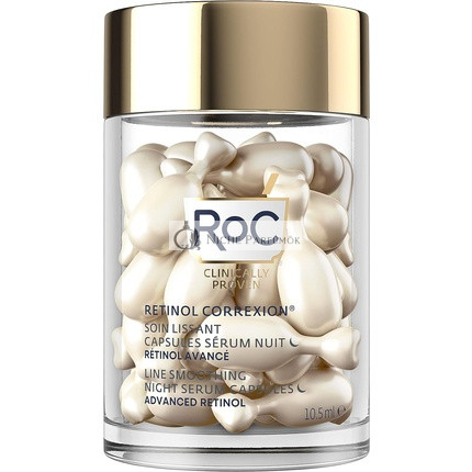 RoC Retinol Correxion Nočné Sérum na Vyhladenie Rán 30 Kapsúl