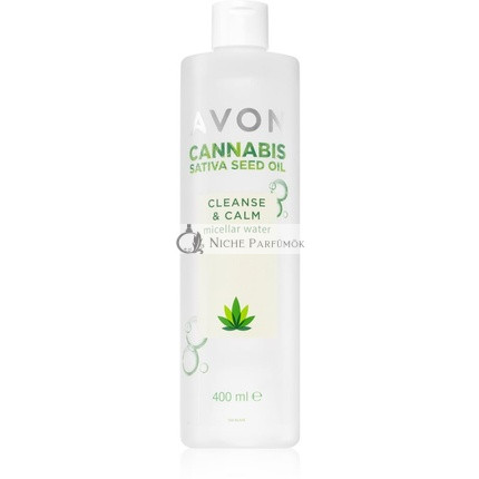 Avon Cannabis Sativa Oil Čistiaci a Uklidňujúci Micelárny Roztok, 400 ml