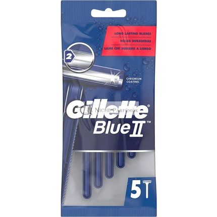 Gillette Blue II holiaci strojček 5 kusov