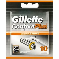 Gillette Contour Plus Náhradné čepelky pre mužov 10 ks