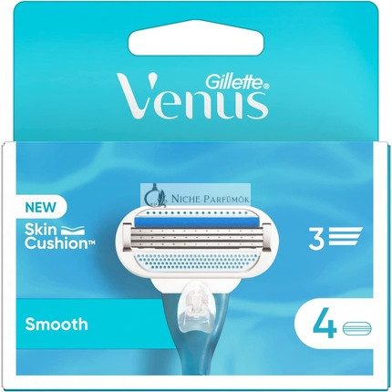 Gillette Venus Smooth Náhradné Čepele 4 ks