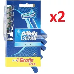 Gillette BlueII Plus pánske jednorazové holiace 5+1