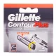 Gillette Contour Plus Nahradné holiace čepele - 5 ks