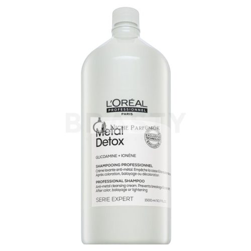 L´Oréal Professionnel Série Expert Metal Detox Professional Shampoo Anti-metal Cleasing Cream čistiaci šampón pre lesk a ochranu farbených vlasov 1500 ml