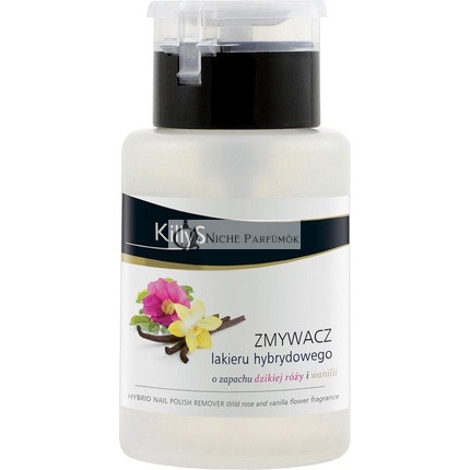 Hybridný odstraňovač laku na nechty Hybrid Paint Remover Pump Divoká ruža & Vanilka 150ml