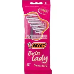   Bic Twin Lady Holiaci strojček, 6 ks jednorazových holiacich strojčekov