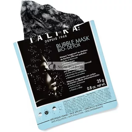 Talika Bublinková maska Bio-Detox Oxygénová bublinková čistiaca maska s mikro-bublinkami s aktívnym uhlím pre všetky typy pleti
