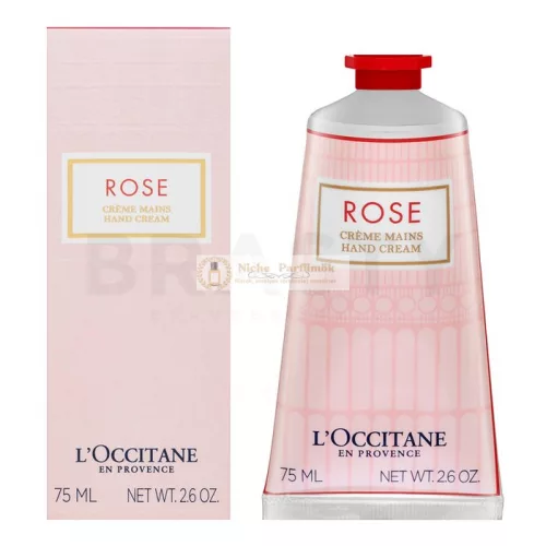 L'Occitane Rose Hand Cream vyživujúci krém na ruky a nechty 75 ml