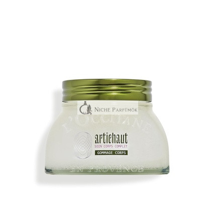 L'OCCITANE Hladký a detoxikačný telový peeling z artičoky, 200g