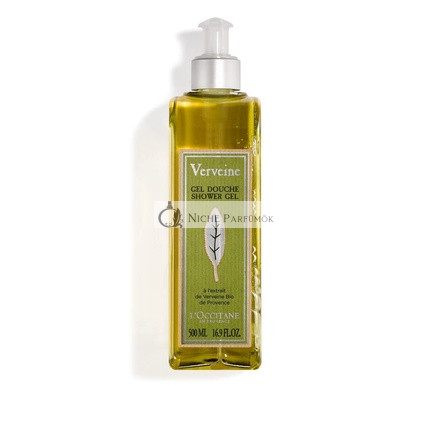 L'OCCITANE Oživujúci a osviežujúci verbena sprchový gél s povzbudzujúcou citrónovou vôňou, organický extrakt z verbeny, vyrobené vo Francúzsku
