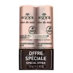   Nuxe Rêve De Miel hydratačný balzam na pery Lip Moisturizing Stick 2 x 4 g