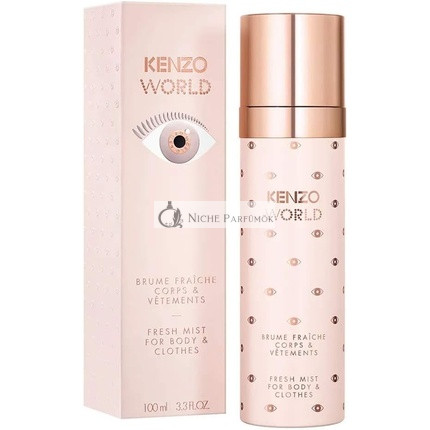 World by Kenzo Fresh Mist na telo a oblečenie, 100ml