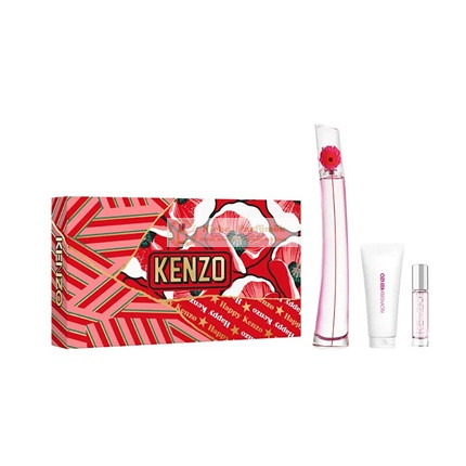 Kenzo Flower By Kenzo Poppy Bouquet - Eau De Parfum 100 Ml + Telový Krém 75 Ml + Újratöliteľné Eau De Parfum 10 Ml