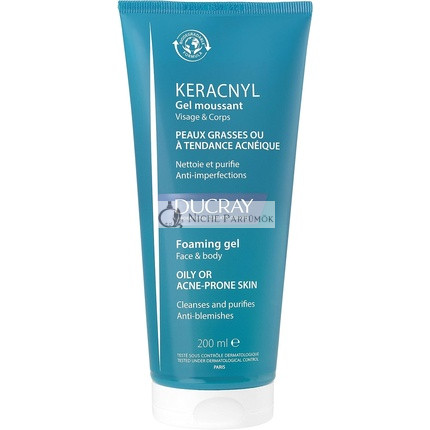 Ducray Keracnyl Penivý čistiaci gél, 200ml