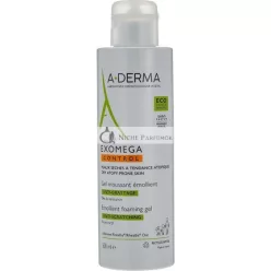  A-DERMA Exomega Control Emollient Penivý gél proti poškriabaniu, 500 ml