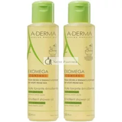   A-Derma Exomega Control Emollient Cleansing Oil proti škrabaniu 500ml, balenie 2