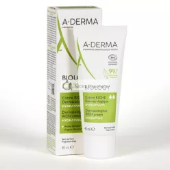 A-Derma BIOLOGY Bohatý Hydratačný Krém, 40ml