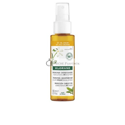 Klorane Polysianes Monoi a Tamanu Organický Olej na Vlasy, 100 ml