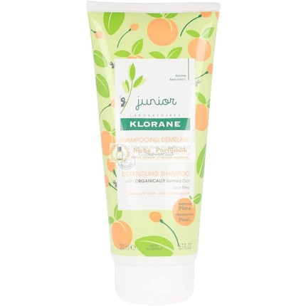 Klorane Junior Šampón na rozčesávanie s broskyňou, 200ml