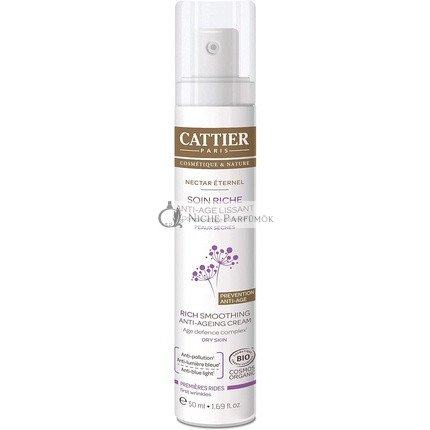 Cattier Eternal Nectar Bohatý Hladký Anti-Aging Krém, 50ml