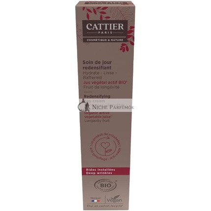 Cattier Organický Redensifikačný Denný Krém, 50ml
