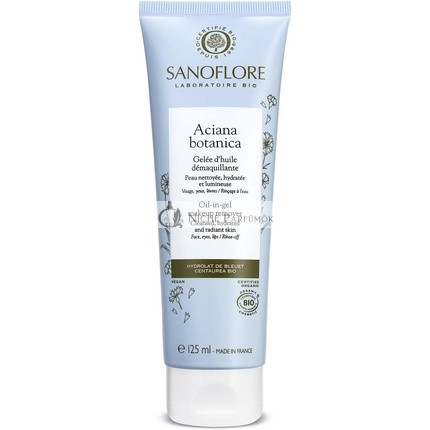 Sanoflore Aciana Botanica Olejovo-Gél Odstraňovač Make-upu, 125ml