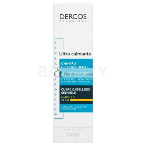 Vichy Dercos Ultra Soothing Sulfate-Free Shampoo Dry Hair bezsulfátový šampón pre citlivú pokožku hlavy 200 ml