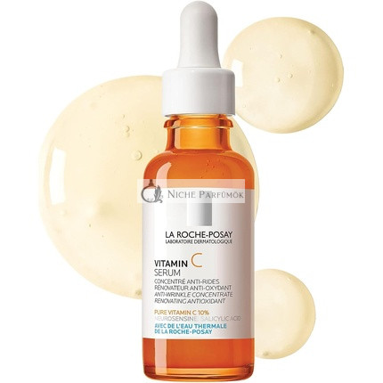 La Roche-Posay Pure Vitamin C10 Renovating Serum rozjasňujúce sérum s vitamínom C proti starnutiu pleti 30 ml
