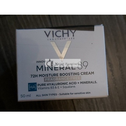 Vichy Mineral 89 72H Hydratačný Krém bez Parfumu, 50ml