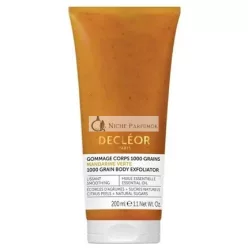 Zelený mandarínkový telový peeling, 200 ml