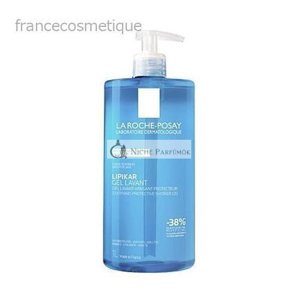 La Roche-Posay Lipikar Upokojujú Ochranný Čistiaci Gél, 1000ml