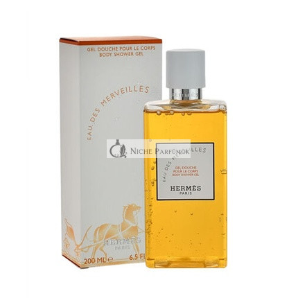 Hermès Eau Des Merveilles Sprchový Gél pre Ženy, 200 ml