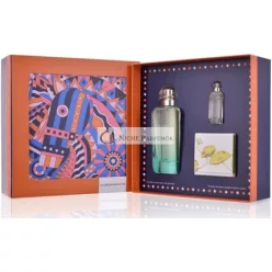   Hermès Un Jardin Sur Le Nil Darčeková sada - 100ml Eau De Toilette + 7.5ml Eau De Toilette + 50g Mydlo