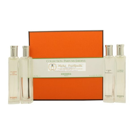 Hermès The Parfums-Jardin Kolekcia Cestovná Darčeková Sada 4 Kusy