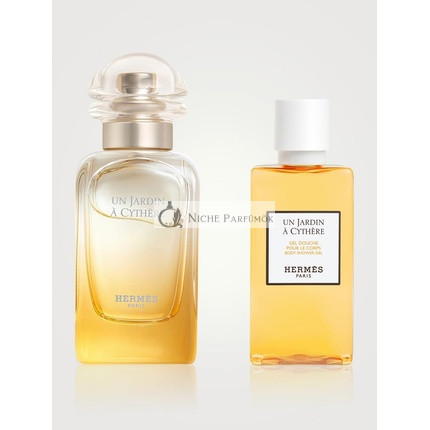 Hermès Un Jardin A Cythere 2-dielna súprava pre ženy, Eau De Toilette sprej, sprchový gél, 43 ml