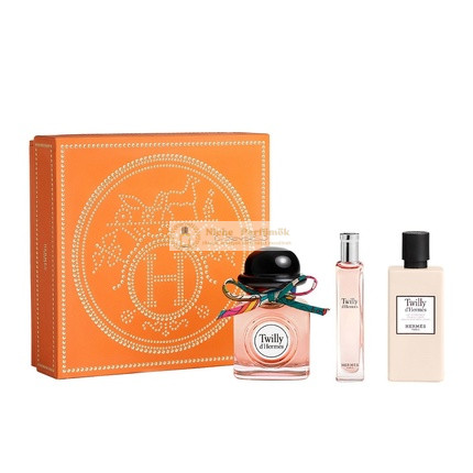 Hermes Twilly D'Hermes Parfum Set - 85ml Sprej, 15ml Sprej a 80ml Telové Mlieko