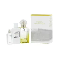   Hermès Le Jardin De Monsieur Li Eau De Toilette Sprej + Telové Mlieko + Eau De Toilette Sprej Set