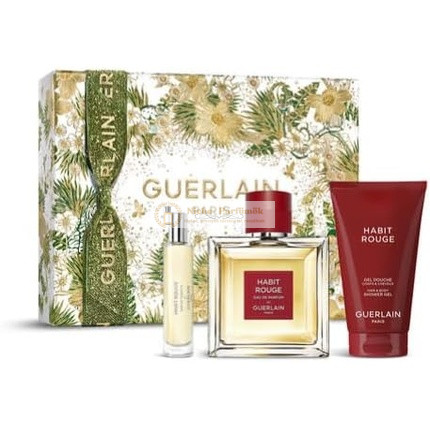 Guerlain Habit Rouge Darčekový set EDT 100ml a 10ml Sprchový gél 75ml