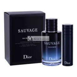 Dior Sauvage Parfum Set, 100 ml Spray + 10 ml Spray